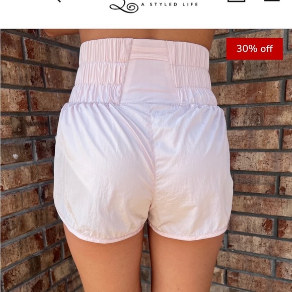 Free People movement The Way Home Shorts white Large NWOT #75 50% off w bundle - Picture 4 of 11